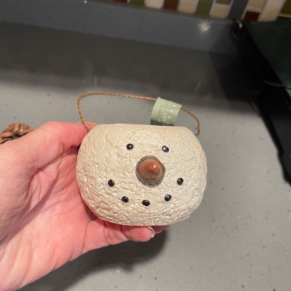 2 vintage Midwest of Canon Falls snowmen mini basket decorations - Picture 3 of 7